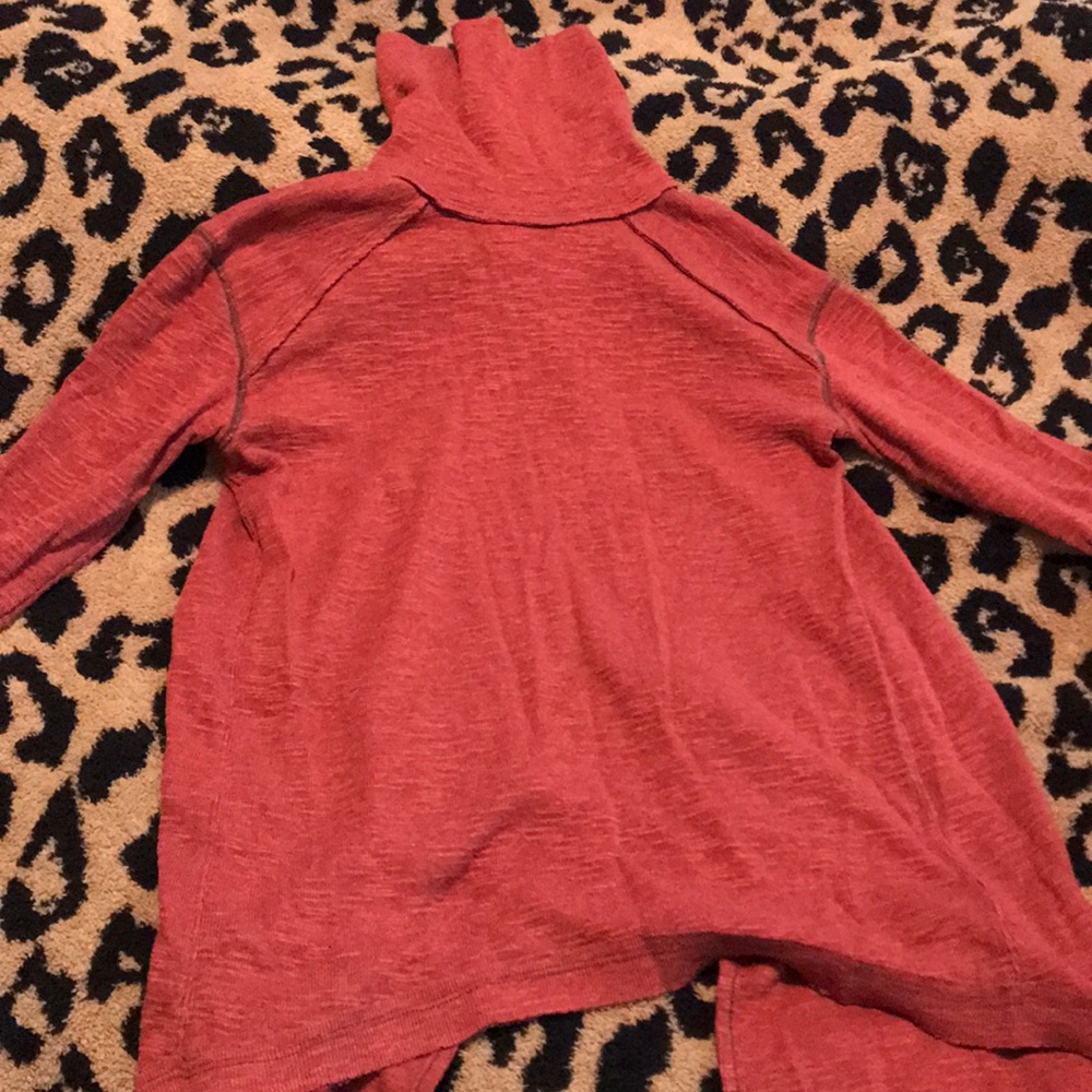 Free People Split back turtleneck tunic
